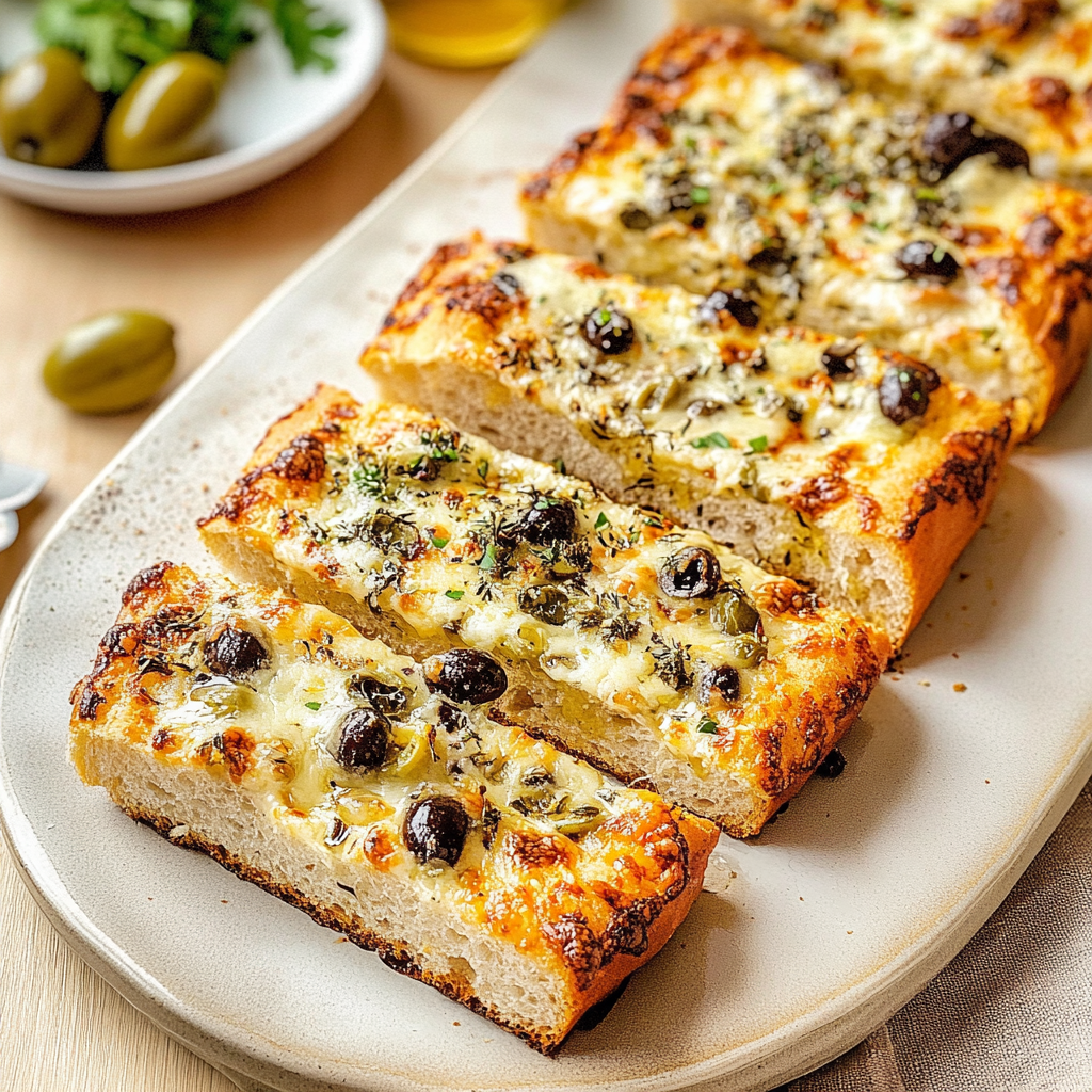 Matt’s Olive Cheese Bread