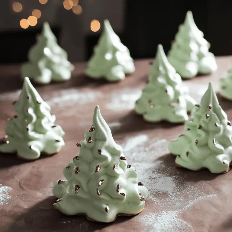 Meringue Christmas Trees