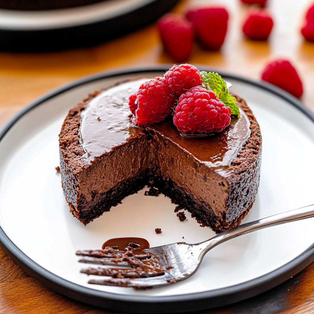 Mini Chocolate Cheesecake for Two