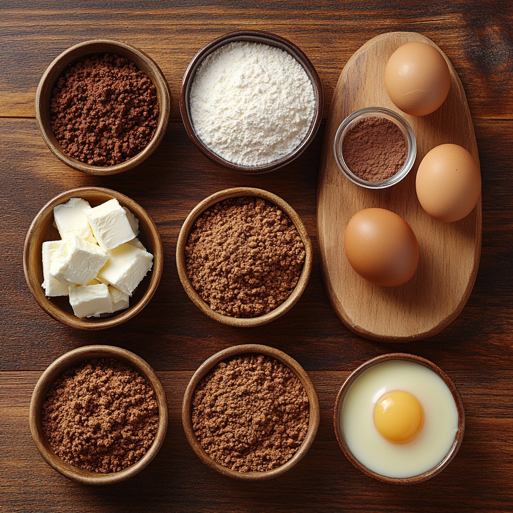 Mini Chocolate Cheesecake for Two ingredients