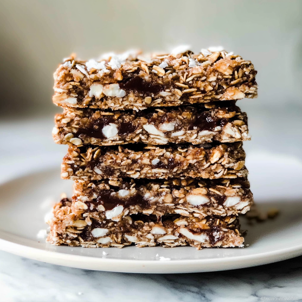 No-Bake Chewy Coconut Granola Bars