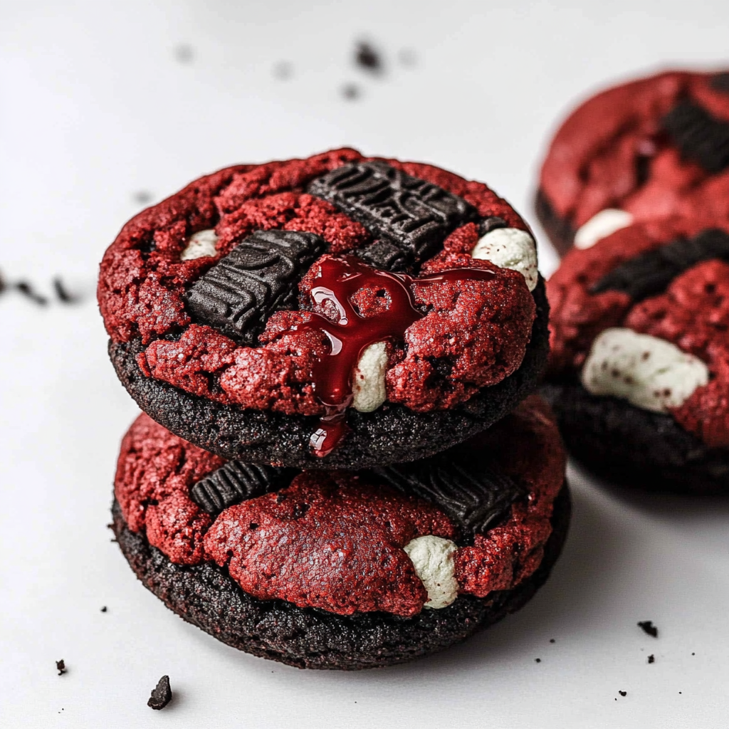 Oreo Red Velvet Cookies