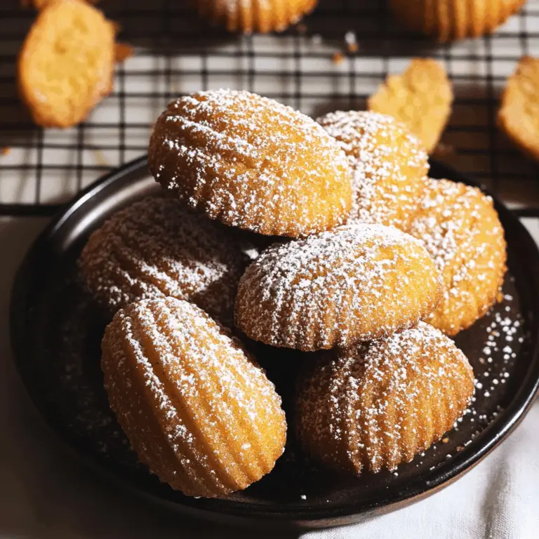Pumpkin Madeleines