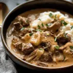 Slow Cooker Beef Stroganoff Stew
