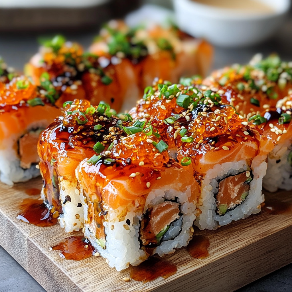 Spicy Salmon Sushi Bake