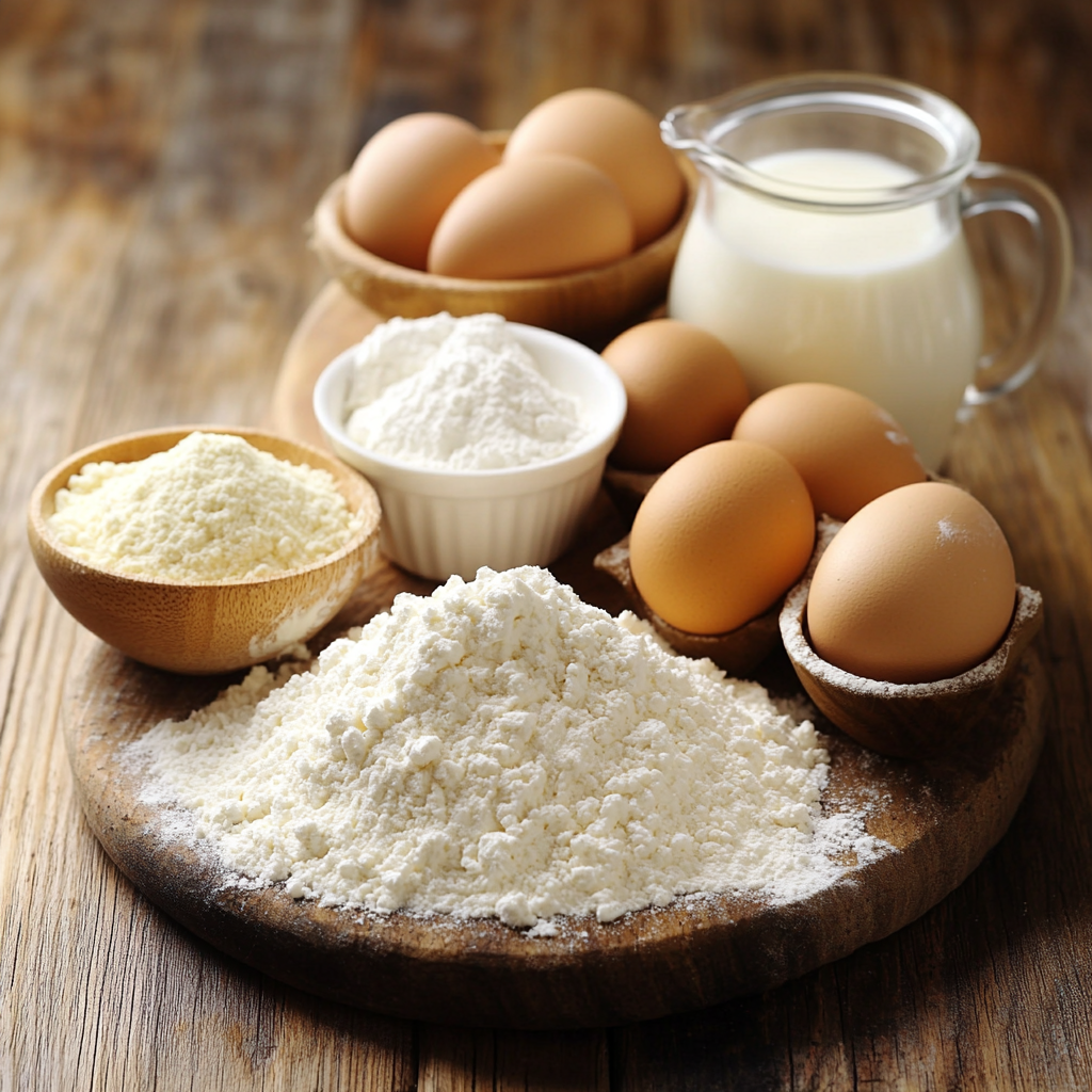 Tres Leches Cake ingredients