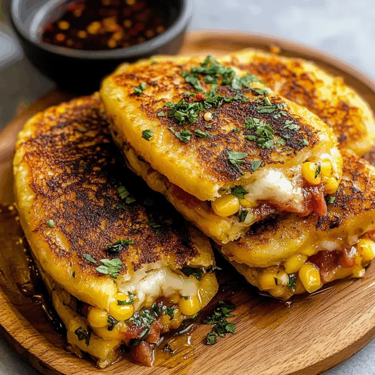 Venezuelan Sweet Corn Cachapas