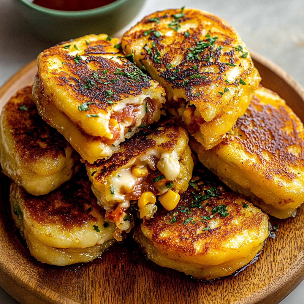 Venezuelan Sweet Corn Cachapas