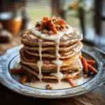 Fluffy Carrot Cake Pancakes
