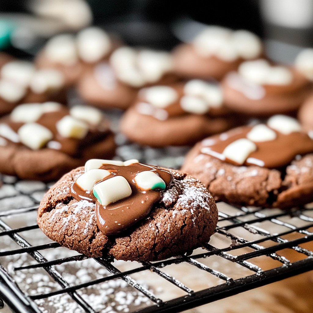 Festive Hot Chocolate Cookies