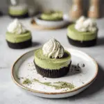 No-Bake Matcha Cheesecake with Oreo Crust