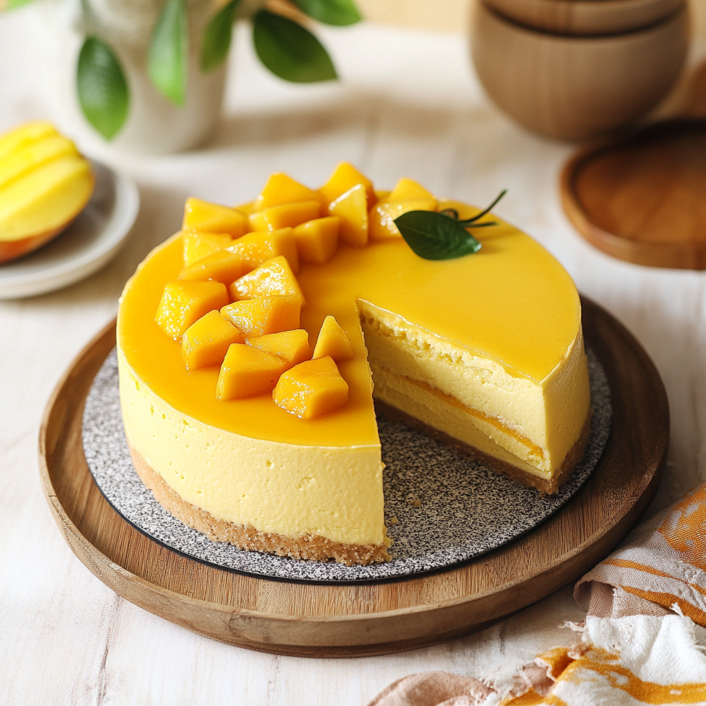 Mango Mousse Cake