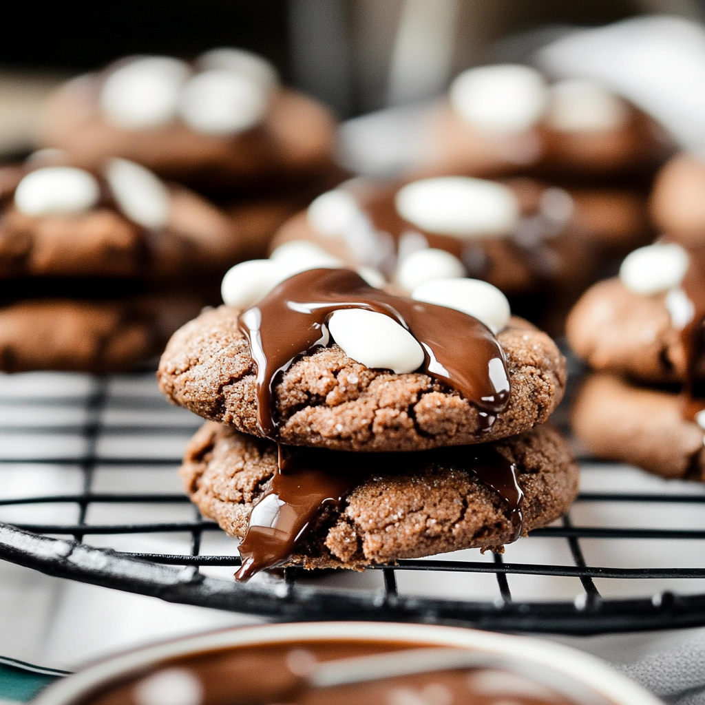 Festive Hot Chocolate Cookies
